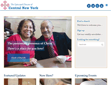 Tablet Screenshot of cnyepiscopal.org